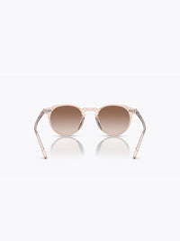 Oliver Peoples Only by Oliver Peoples N.02 Sun in Cherry Blossom (Tuscan Brown Gradient Mirror) Color 3