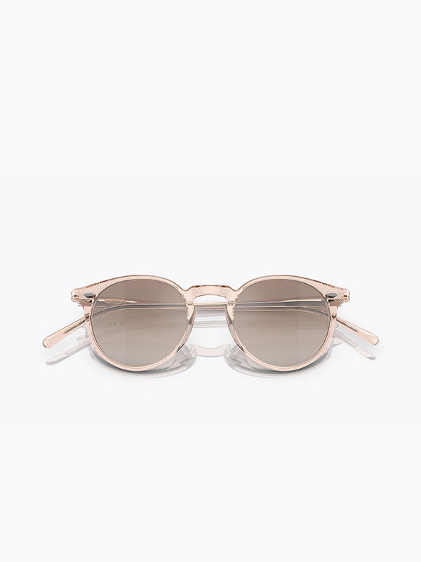Oliver Peoples Only by Oliver Peoples N.02 Sun in Cherry Blossom (Tuscan Brown Gradient Mirror) Color 6