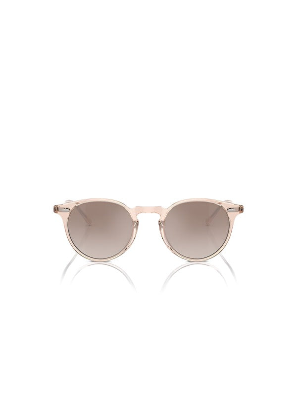 Oliver Peoples Only by Oliver Peoples N.02 Sun in Cherry Blossom (Tuscan Brown Gradient Mirror) Color 2