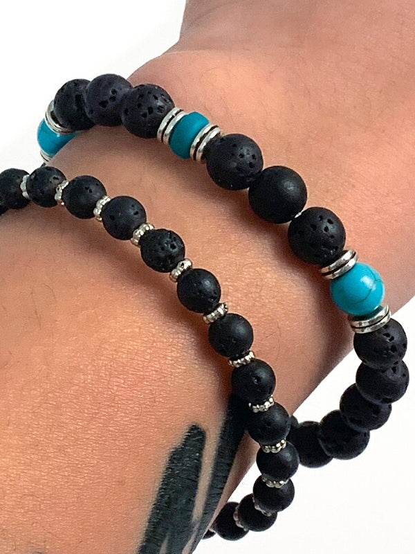 2 Piece Rock Stone Bracelet Sets 2