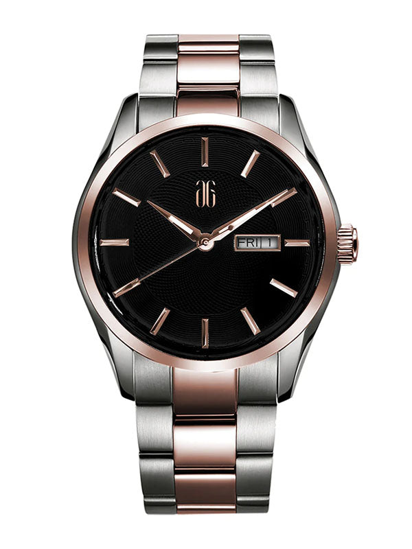 Aries Gold Series Two-Tone G 8024 SRG-BK Watch