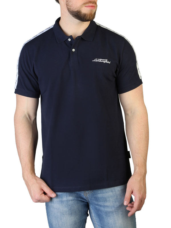 Automobili Lamborghini Blue Polo Shirt 7