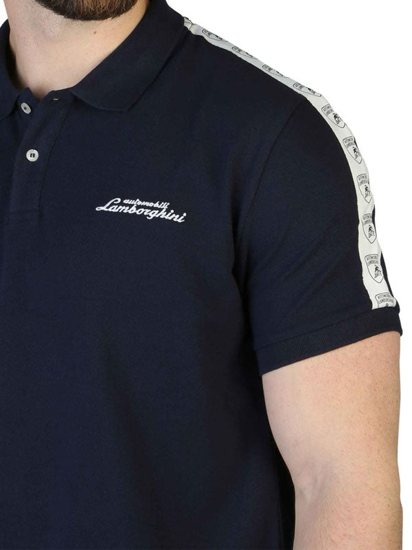 Automobili Lamborghini Blue Polo Shirt 9