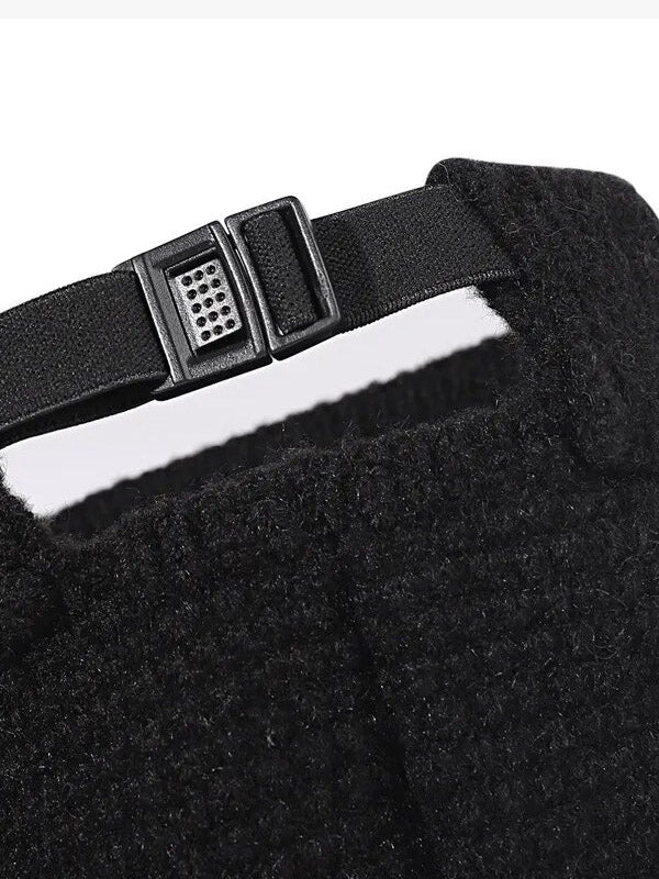 Light Grey Beanie with Strap