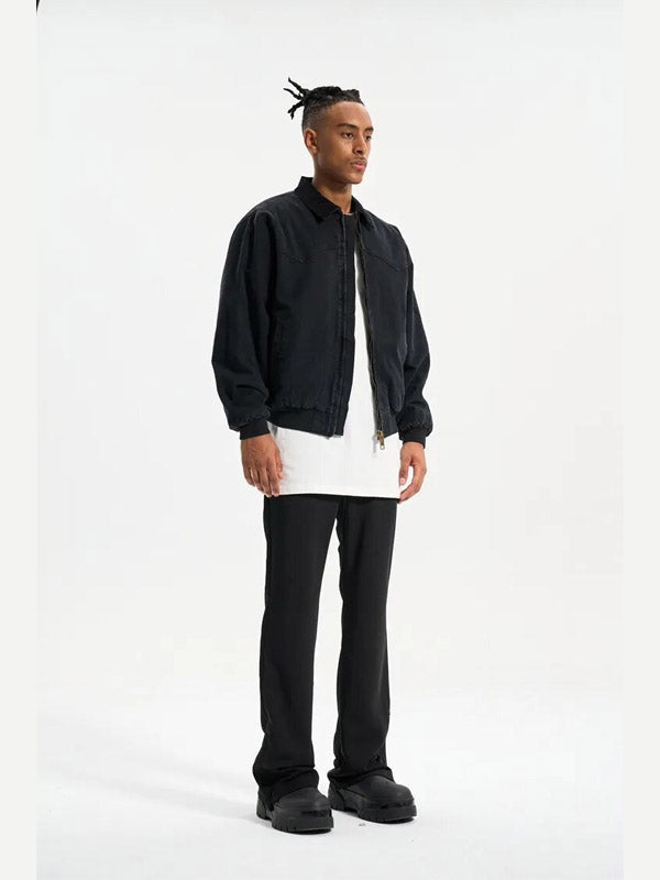 Black Lambhair Work Jacket 11