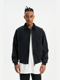 Black Lambhair Work Jacket  3