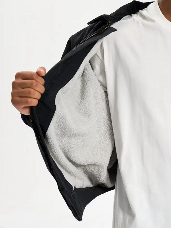 Black Lambhair Work Jacket 8