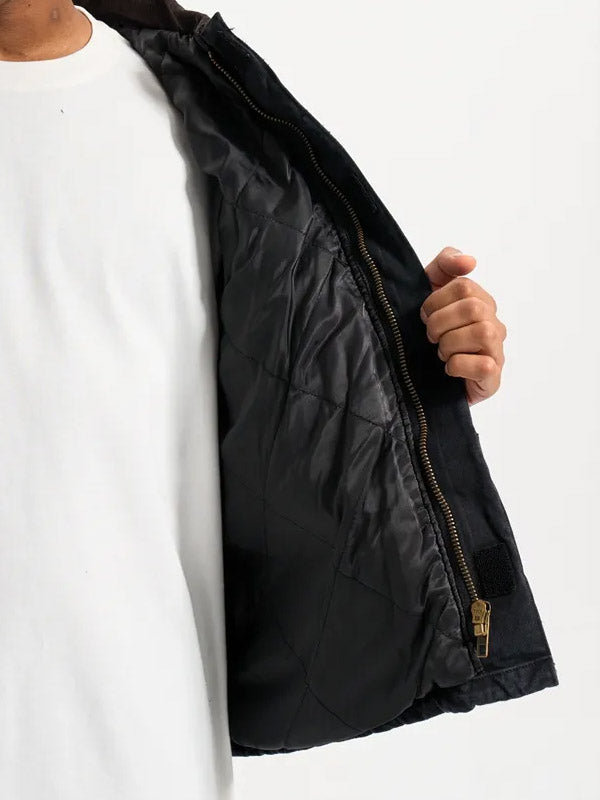 Black Winter Work Jacket 6