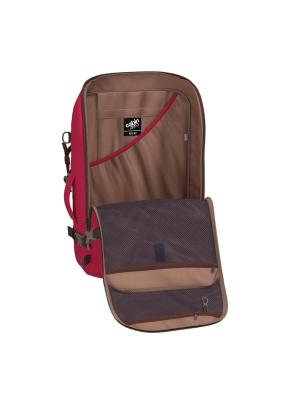 Cabinzero ADV Backpack 42L in Miami Magenta Color 7