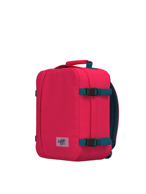 Cabinzero Classic 28L Backpack in Miami Magenta Color 4
