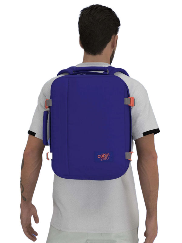 Cabinzero Classic Backpack 28L in Neptune Blue Color 11