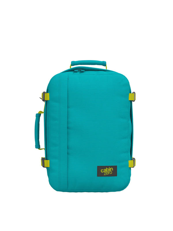 Cabinzero Classic Backpack 36L in Aqua Lagoon Color