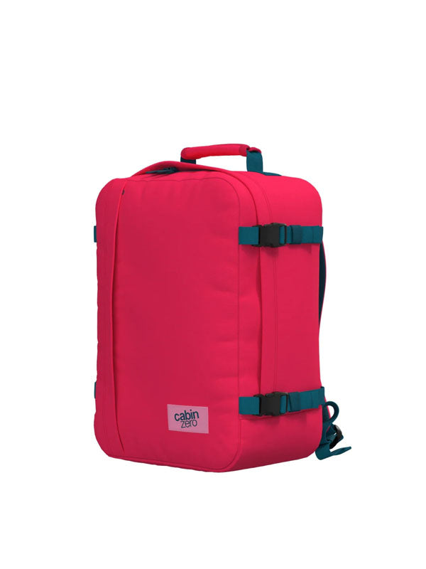 Cabinzero Classic Backpack 36L in Miami Magenta Color 4