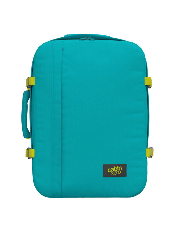 Cabinzero Classic Backpack 44L in Aqua Lagoon Color