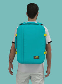 Cabinzero Classic Backpack 44L in Aqua Lagoon Color 11