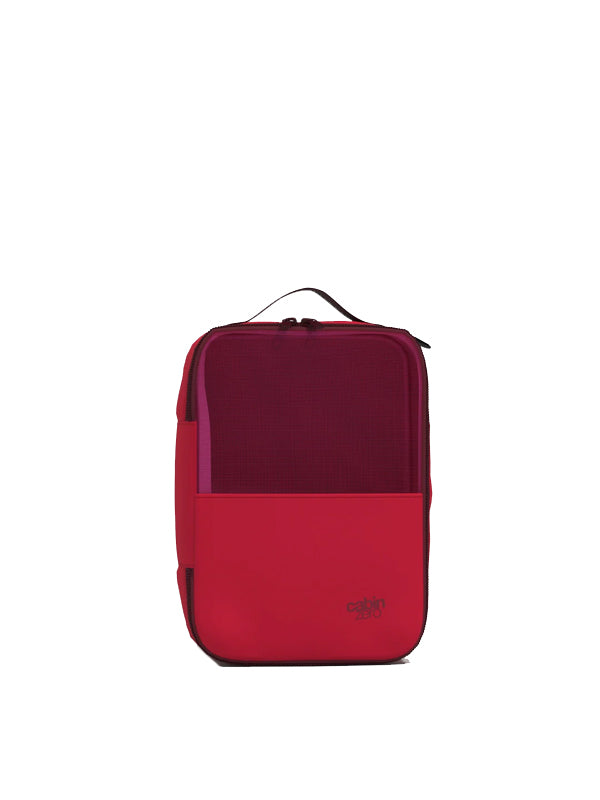 Cabinzero Lux Packing Cube Medium in Cranberry Color