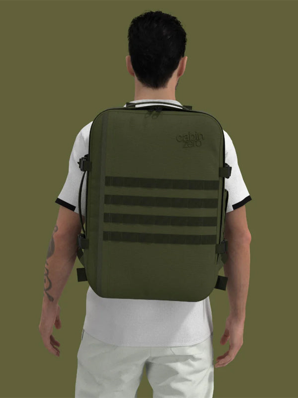Cabinzero Military Backpack 44L in Green Color  10