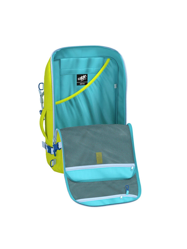 Cabinzero ADV Backpack 42L in Mojito Lime Color 9