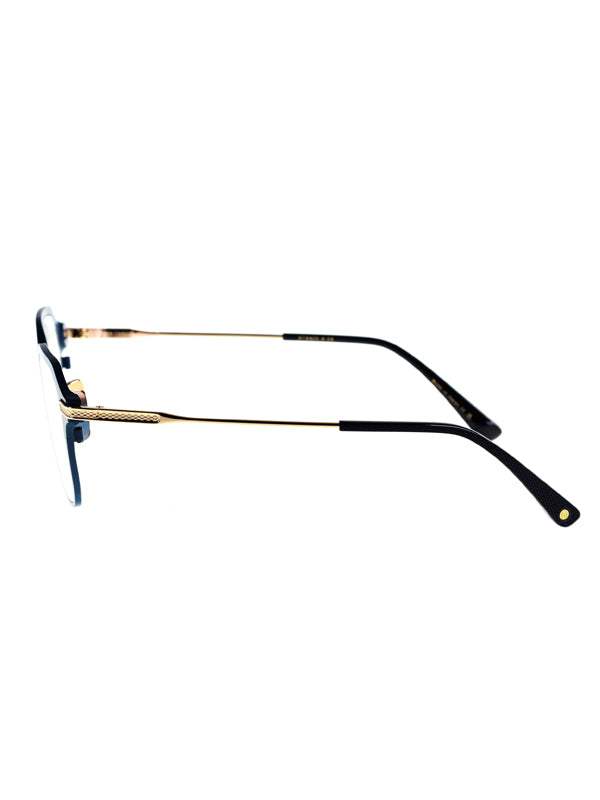 DITA UNION-THREE Optical in Matte Navy-White Gold Color 3