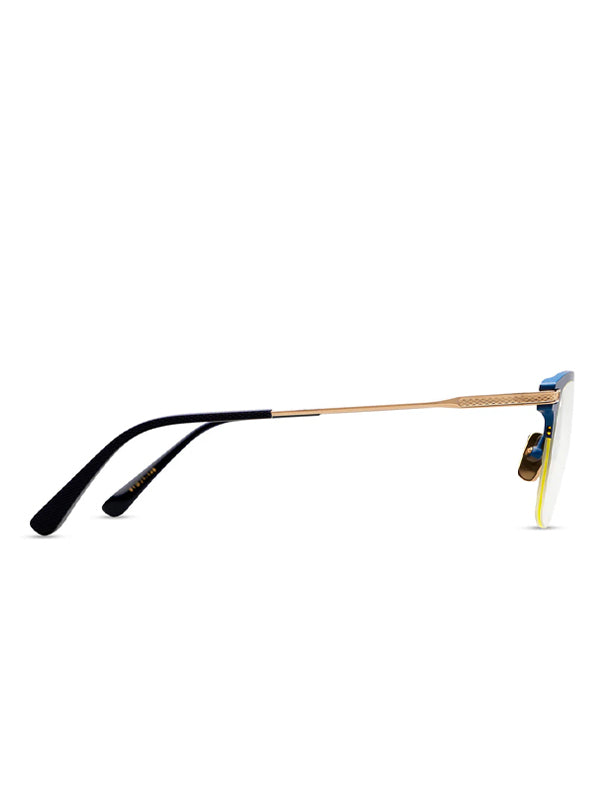 DITA UNION-TWO Optical in Matte Navy-White Gold Color 3