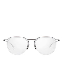 DITA SCHEMA TWO Optical in Antique Silver/Crystal Clear Color 2