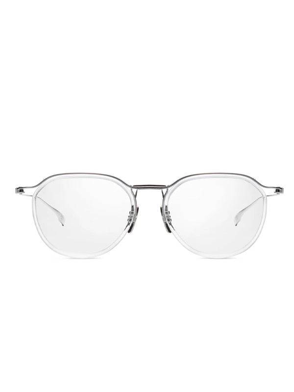 DITA SCHEMA TWO Optical in Antique Silver/Crystal Clear Color 2