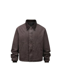 Dark Brown Winter Work Jacket