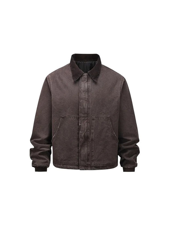 Dark Brown Winter Work Jacket