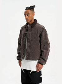 Dark Brown Winter Work Jacket 4