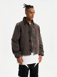 Dark Brown Winter Work Jacket 5