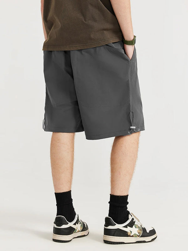 Dark Grey Shorts with Big Back Pockets 3