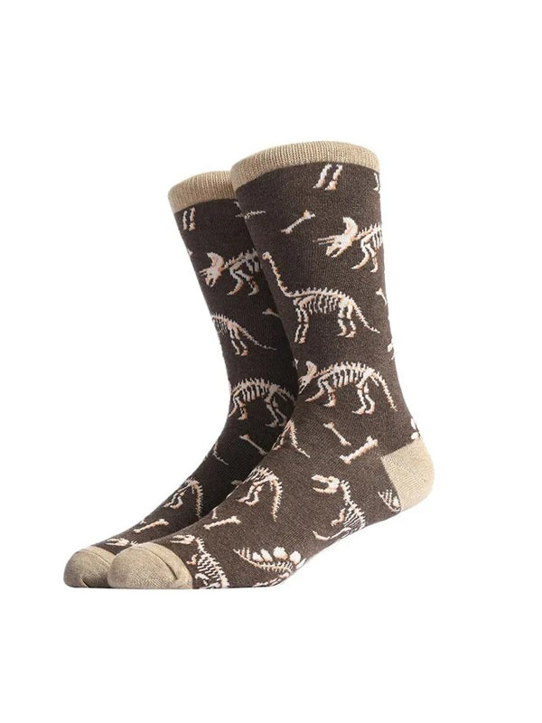 Dinosaur Fossils Socks
