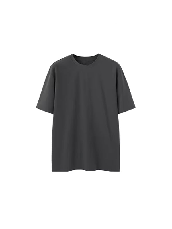 Double Sided T-Shirt in Dark Grey Color