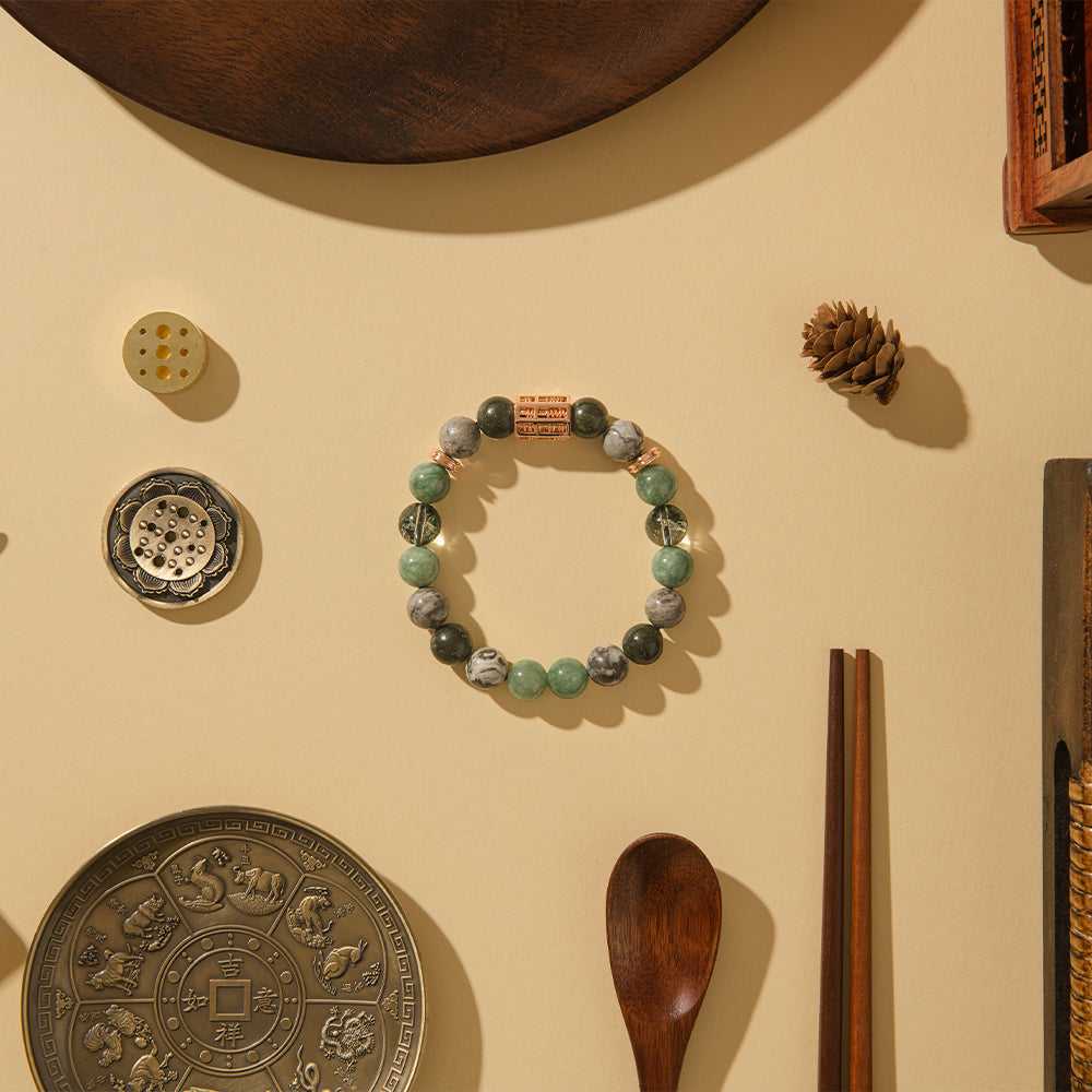 Hoseiki The Venerable Abacus Bracelet 10