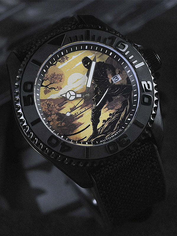 Aries Gold The Shadow Ninja Series G 8040 NIN-SHA Watch