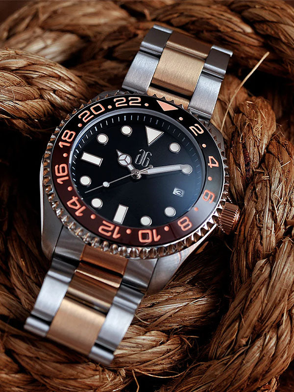 Aries Gold The Barracuda G 9040 SRB-BK Watch 2