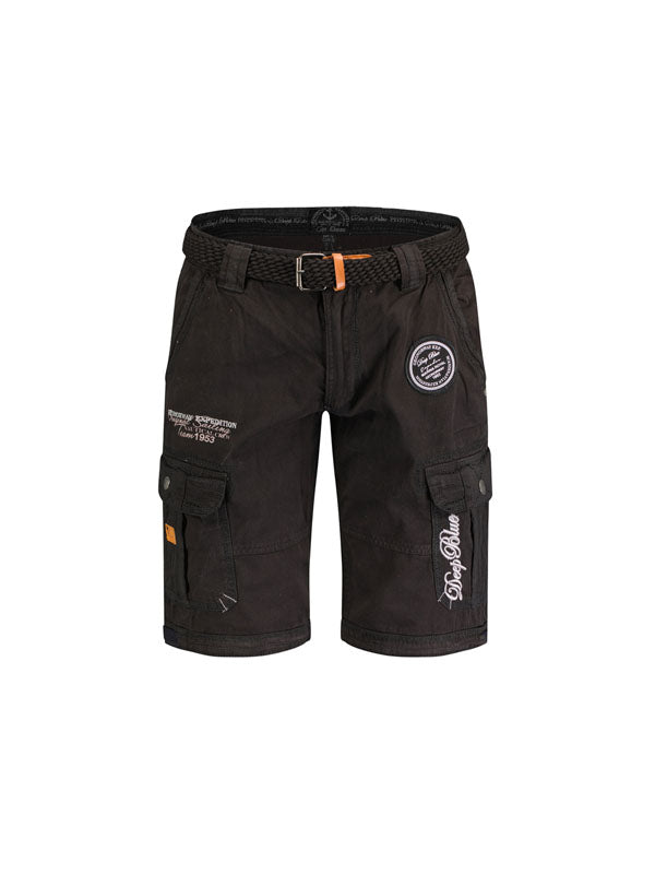 Geographical Norway Pailette Black Shorts