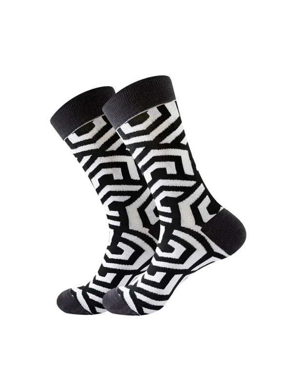 Geometric Pattern Socks