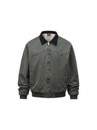 Green Lambhair Work Jacket