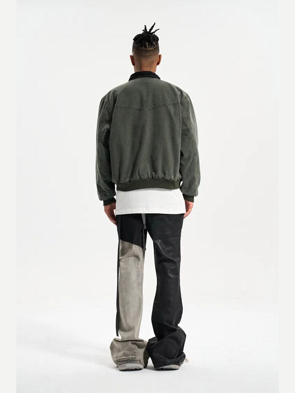 Green Lambhair Work Jacket 10