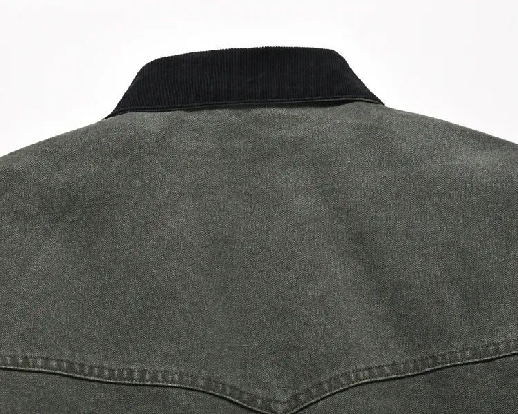 Green Lambhair Work Jacket 17