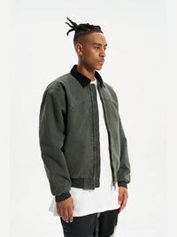 Green Lambhair Work Jacket 4