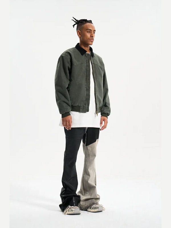 Green Lambhair Work Jacket 9