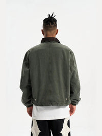 Green Winter Work Jacket 10