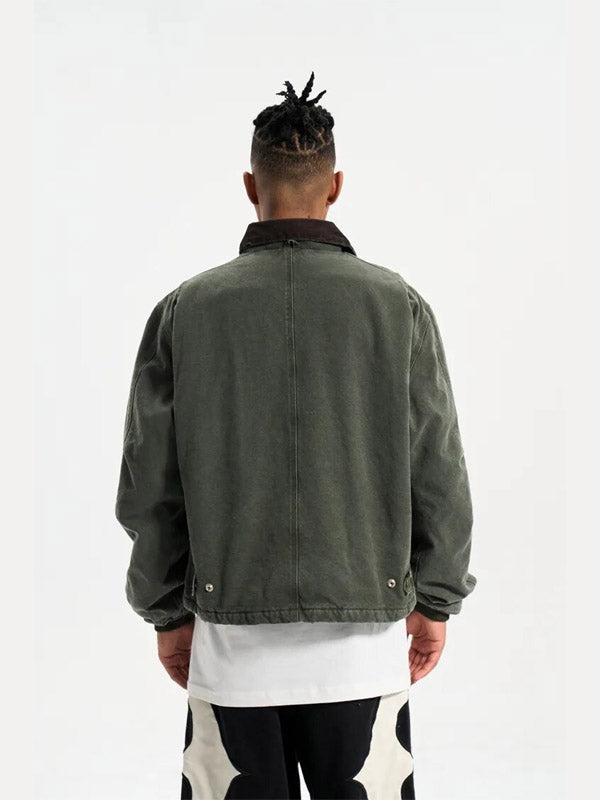 Green Winter Work Jacket 10