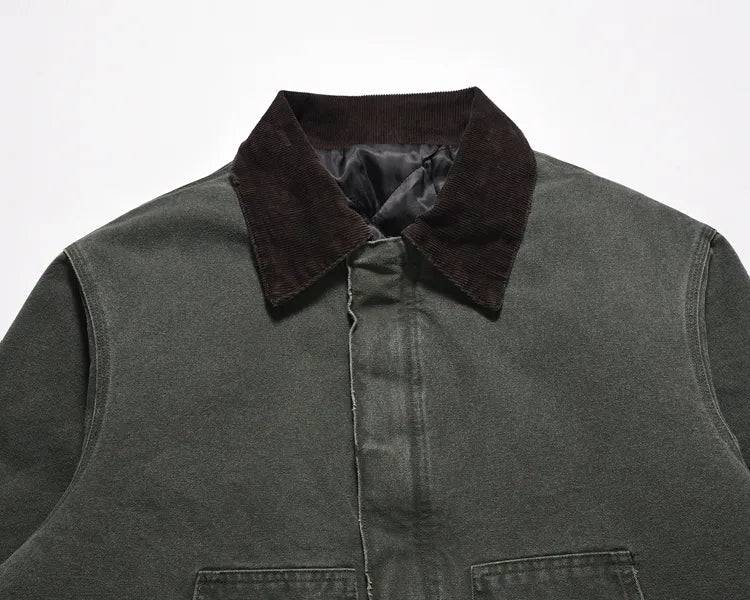 Green Winter Work Jacket 11