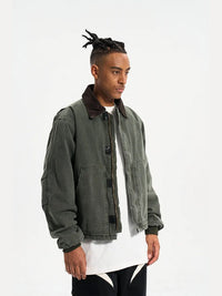 Green Winter Work Jacket 6