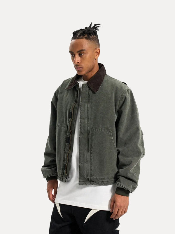 Green Winter Work Jacket 7