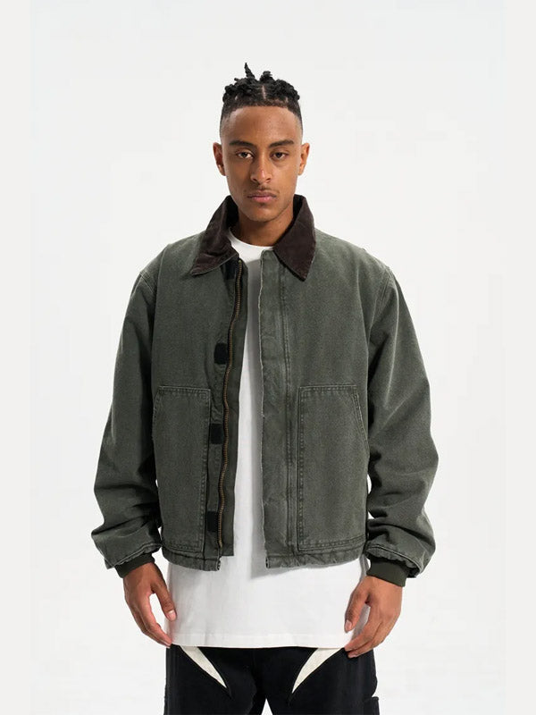 Green Winter Work Jacket 8