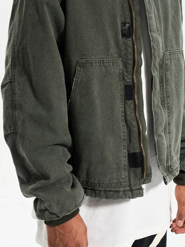 Green Winter Work Jacket 9